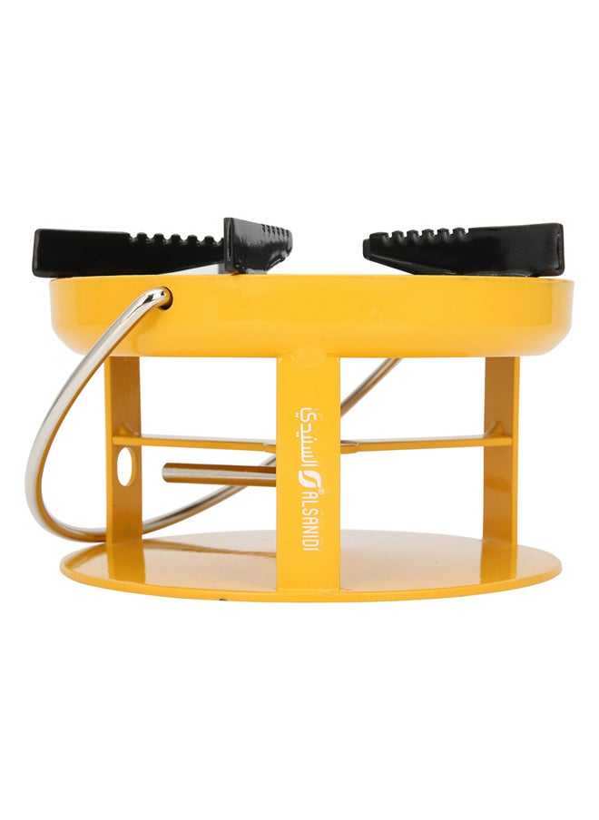 AL SANIDI Surhead indian Gas Stove for camping, Small gas stove, Yellow, 18.5 Cm  - Image 5