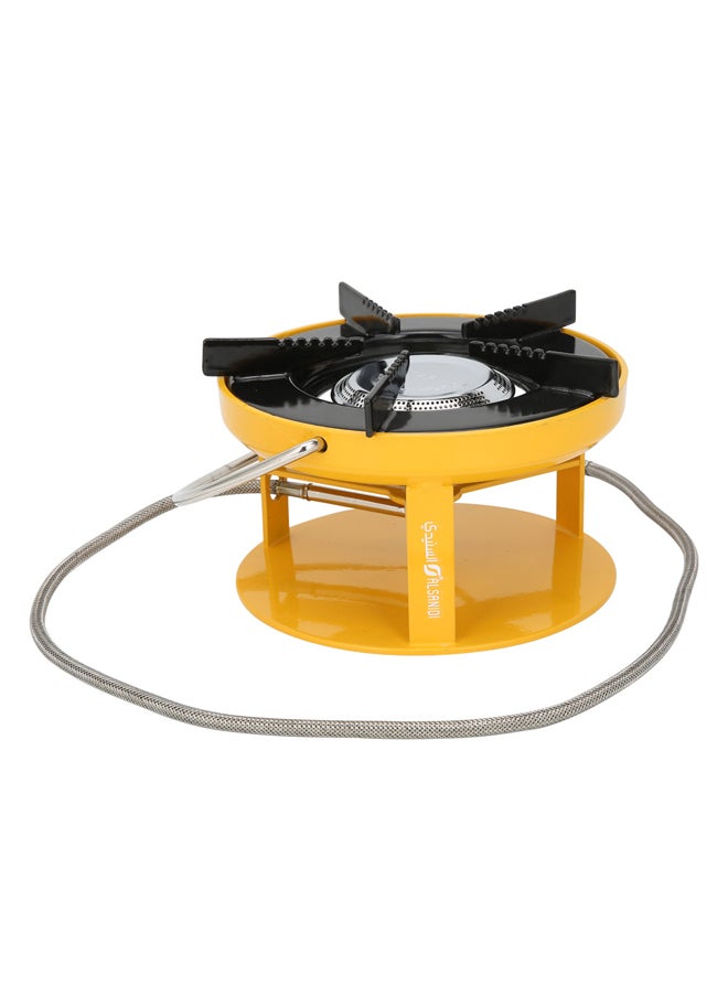 AL SANIDI Surhead indian Gas Stove for camping, Small gas stove, Yellow, 18.5 Cm  - Image 3