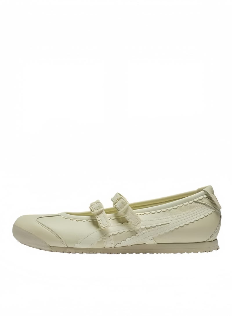 Onitsuka Tiger Mexico 66 TGRS Women’s Ballet Flats - Beige | Comfortable & Stylish Casual Mary Jane Shoes - Image 1