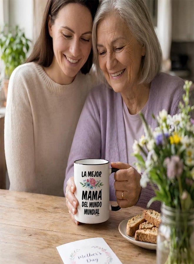 Casitika La Mejor Mamá del Mundo Mundial Coffee Mug - Regalos Para Mama, Mothers Day, Spanish Mom Gift, Abuela, Latina Women, 11oz Ceramic. - Image 4