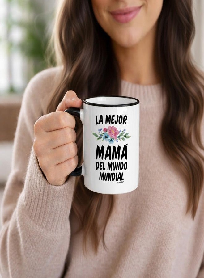 Casitika La Mejor Mamá del Mundo Mundial Coffee Mug - Regalos Para Mama, Mothers Day, Spanish Mom Gift, Abuela, Latina Women, 11oz Ceramic. - Image 2