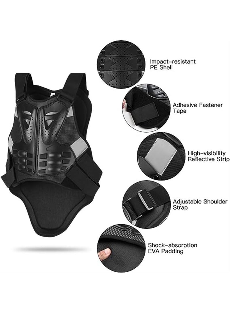 سترة واقية لحماية الجسم والصدر والعمود الفقري لراكبي الدراجات النارية للرجال، سترة واقية لحماية الجسم والصدر والعمود الفقري والظهر - Image 5