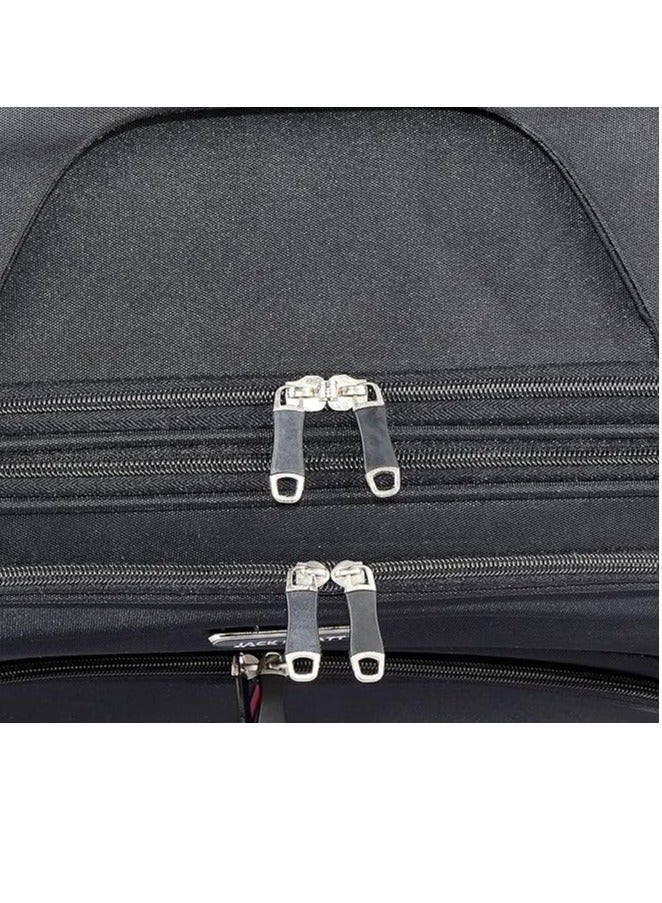 Polo 3 Piece Spinner Luggage Set 20/24/28 Inch Oxford Cloth Polyester Interior 3 Pieces Black  - Image 3