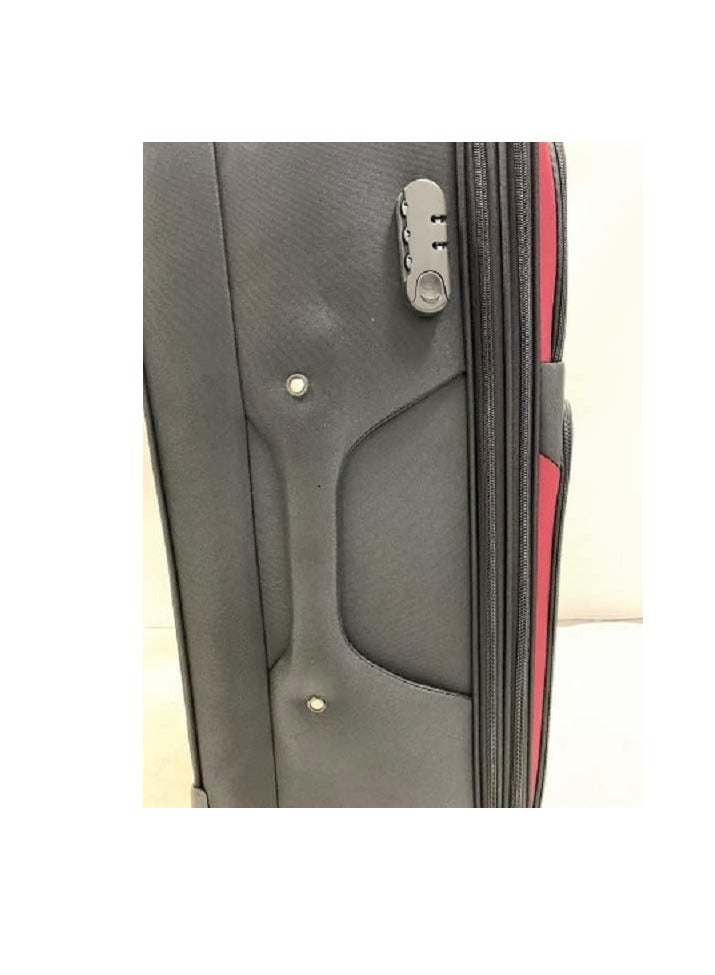 Polo 3 Piece Spinner Luggage Set 20/24/28 Inch Oxford Cloth Polyester Interior 3 Pieces Black  - Image 4