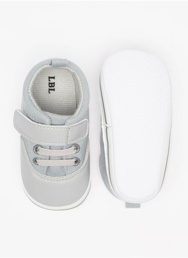 LBL by Shoexpress - Boys Textured Booties with Hook and Loop Closure - Image 1
