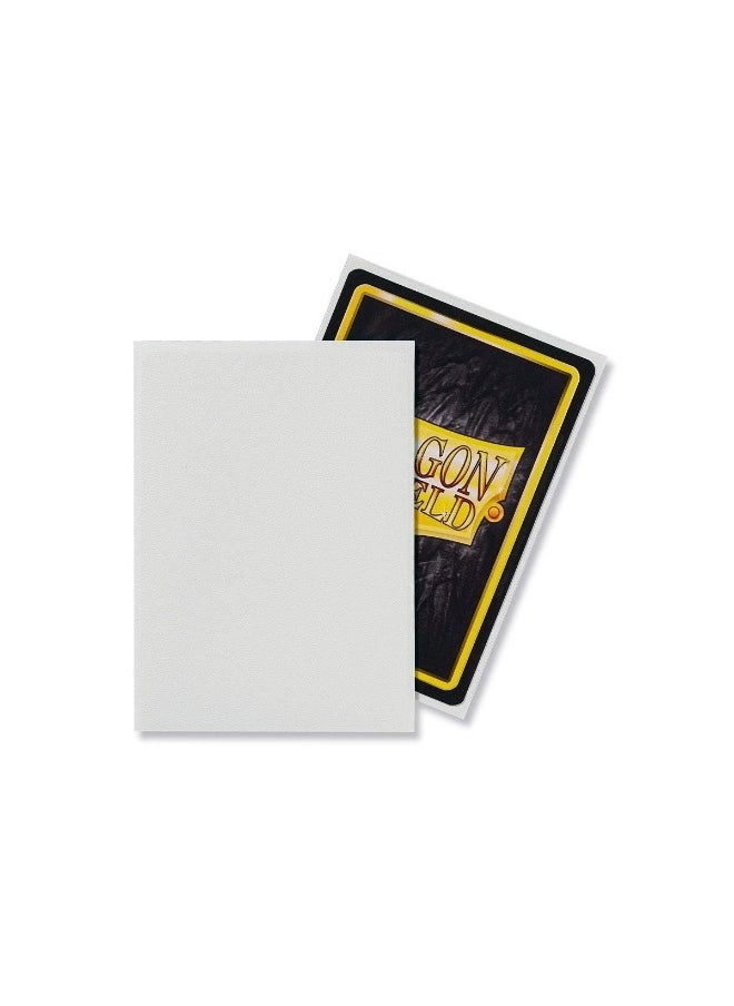 Pegasus Spiele - Dragon Shield Matte White 100 Protective Sleeves - Image 1
