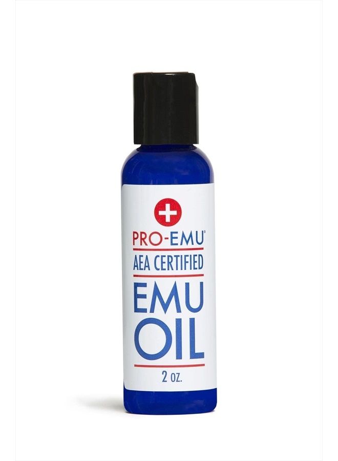 pro emu PRO EMU OIL (2 oz) All Natural Emu Oil - AEA Certified - Made In USA - Best All Natural Oil for Face, Skin, Hair and Nails.
