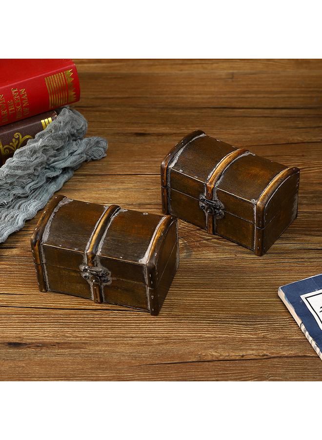 Bluejw European Antique Storage Box Jewelry Jewelry Storage Box Secret Room Escape Shooting Props Box Retro Old Small Box - Image 3