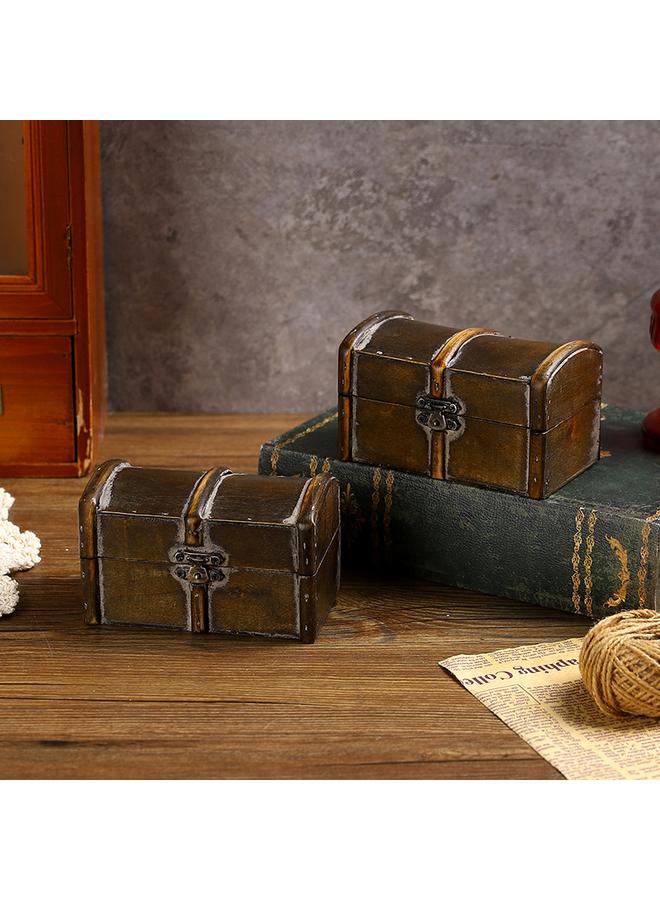 Bluejw European Antique Storage Box Jewelry Jewelry Storage Box Secret Room Escape Shooting Props Box Retro Old Small Box - Image 2