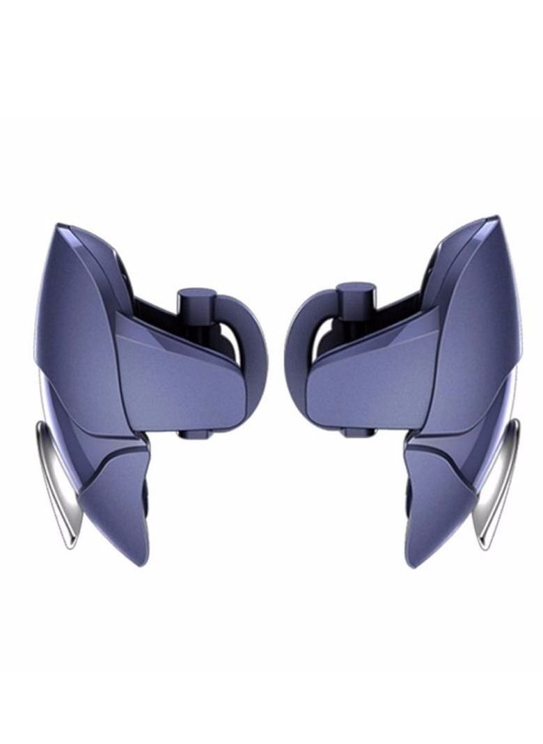Shark - Shark Shooting Buttons PUBG Mobile Game Controller 2 Pieces Blue - Image 1