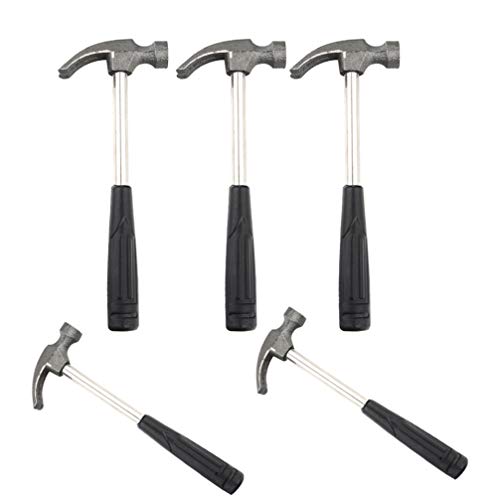 Garneck 5PCS Mini Claw Hammer Rubber Handle Household Carpet Wall Nail Remover With Non-Slip Shock Absorber For Home - Image 1