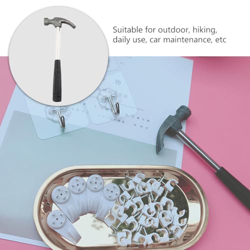 Garneck 5PCS Mini Claw Hammer Rubber Handle Household Carpet Wall Nail Remover With Non-Slip Shock Absorber For Home - Image 5