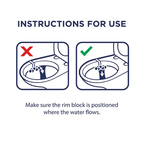 Domestos Power 5 Toilet cleaning Rim Block |Ocean Limescale Removal with Long Lasting Fragrance | for Hygiene & Shine | Imported 55g Pack of 3 - Image 5