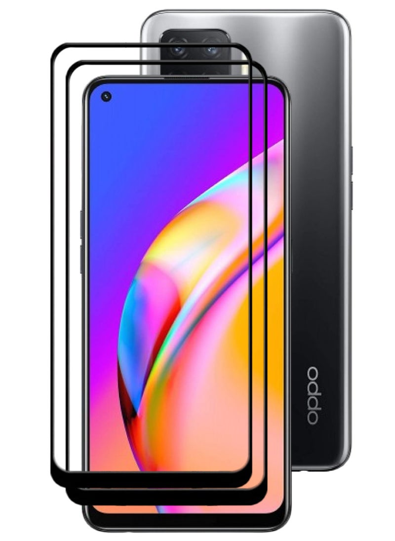 ACLIX 2 Pieces Antistatic ESD Dustproof Premium Quality High Definition Tempered Glass Screen Protector Designed For Oppo A94 - Image 1
