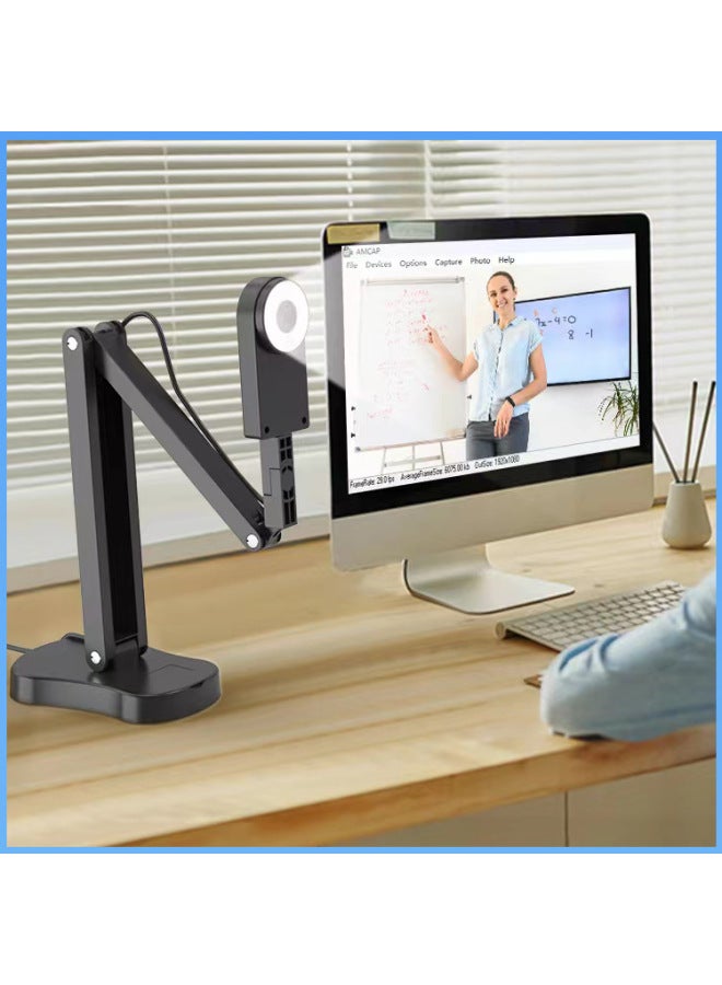 Hd 4K Computer Live Broadcast Camera Auto Focus USB Online Class Teaching Calligraphy With Microphone Photography Video Equipment-Color:KB-700S Upgraded Automatic FocuS Remote Control Camera 12.0million PixelS (with Remote Control + Adapter Cable Included) - Image 3