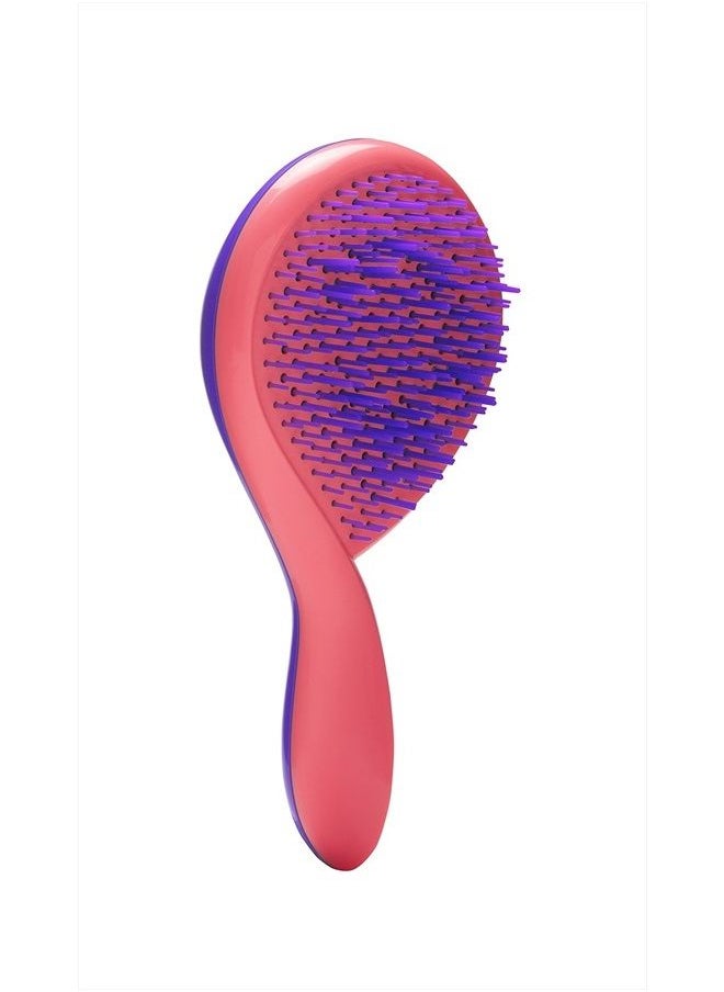 Michel Mercier - Detangling Brush for Girl - Kids Hair brush Painless & Relaxing Small Brush for Girls Curly Hair, Wet or Dry Hair - Specially Designed for Young Hands (Regular) - Image 1