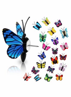 KASTWAVE Thumb Tacks, 50 Pcs Butterfly ThumbNails Decorative Push Pins Colorful Cute Pushpins for Photo Wall Whiteboard Corkboard Maps or Bulletin Board Office Supplies  - Image 1