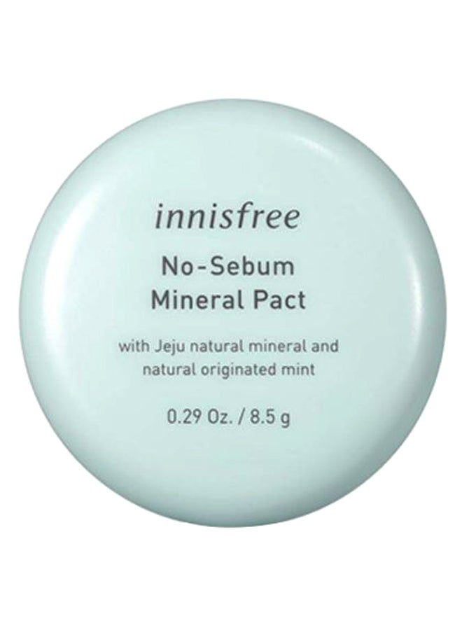 No-Sebum Mineral Pact Face Powder White
