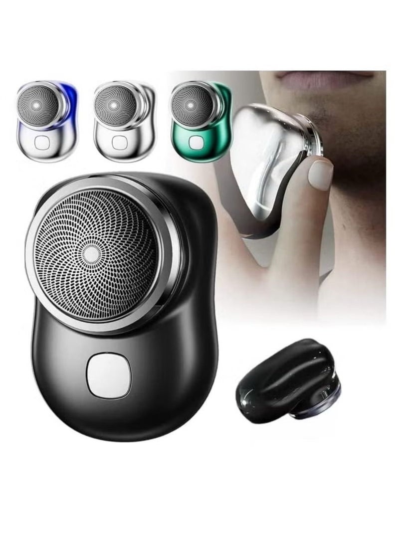 كراون ماكينة حلاقة كهربائية للرجال، ماكينة حلاقة كهربائية صغيرة للرجال، سكين اللحية المحمول من النوع C، ماكينة حلاقة للوجه والجسم - Image 1