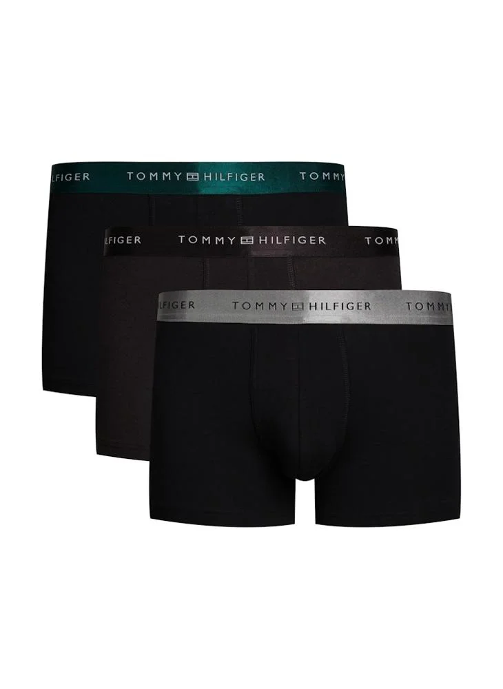 تومي هيلفيغر 3 Pack Logo Band Trunks