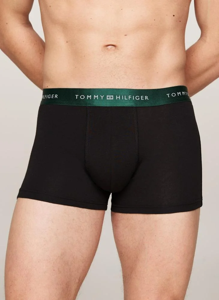 تومي هيلفيغر 3 Pack Logo Band Trunks
