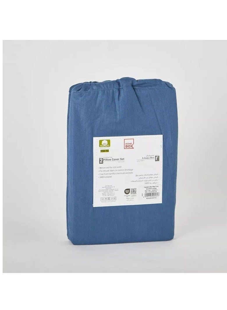 Home Box Essential 2-Piece Cotton Pillow Cover Set - 50x75 cm - Image 5