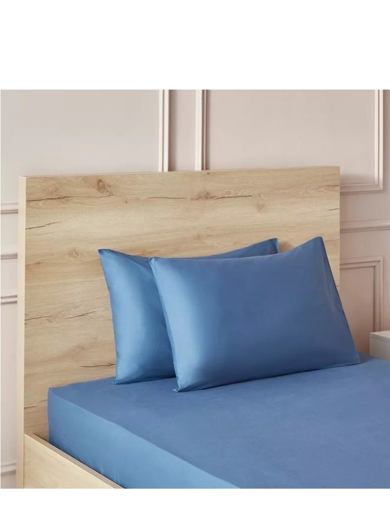 Home Box Essential 2-Piece Cotton Pillow Cover Set - 50x75 cm - Image 1