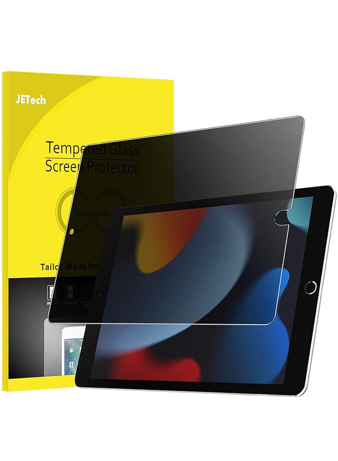 جي تيك واقي شاشة الخصوصية لجهاز Ipad 10.2 بوصة 9Th 8Th 7Th الجيل 2021 2020 2019 فيلم زجاج مقسى مضاد للتجسس حزمة واحدة - Image 1