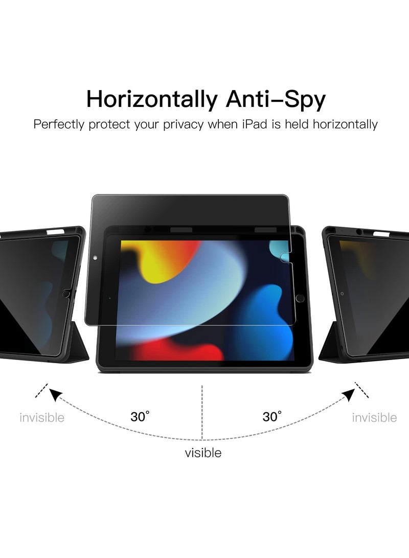 جي تيك واقي شاشة الخصوصية لجهاز Ipad 10.2 بوصة 9Th 8Th 7Th الجيل 2021 2020 2019 فيلم زجاج مقسى مضاد للتجسس حزمة واحدة - Image 2