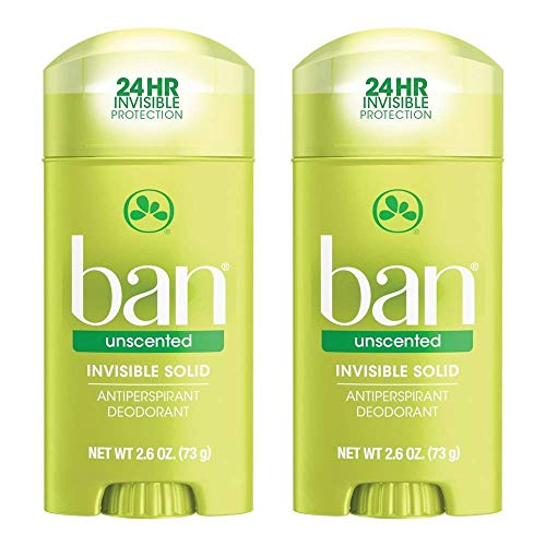 Ban AntiPerspirant Deodorant Invisible Solid Unscented 260 oz 2 pack - Image 1