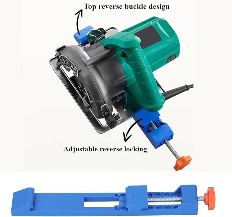 2Pcs Adjustable Circular Saw Guide Base With Bidirectional Reverse Buckle For 4 To 6 Inch Wood Cutting Machine - Image 3