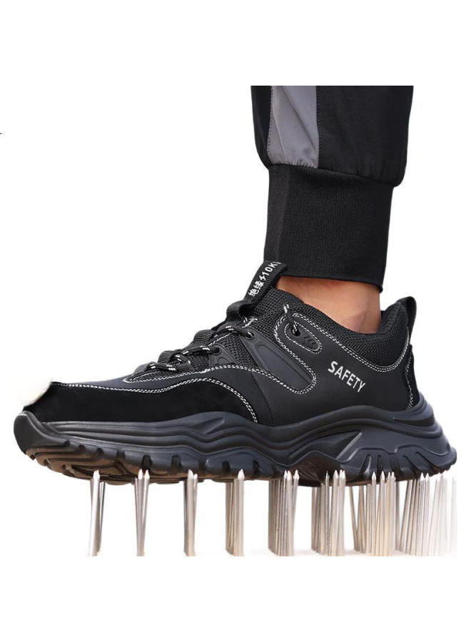 Guyisa Safety Shoes For Men, Electrician Insulated Anti-Smashing Anti-Puncture Ultra-Light Breathable Soft-Soled Work Safety Functional Shoes 3102Kv Size 44 - Image 1