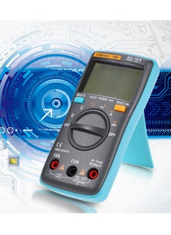 RICHMETERS True RMS Multifunctional LCD Digital Multimeter DMM DC AC Voltage Current Resistance Diode Continuity Capacitance Frequency Duty Tester Measurement Automatic Polarity Identification Ammeter Voltmeter  - Image 3