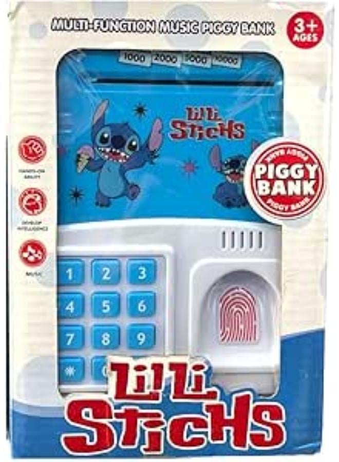 خزنة بنكية للأطفال - سر بصمة الإصبع خزنة إلكترونية سحب تلقائي للأموال