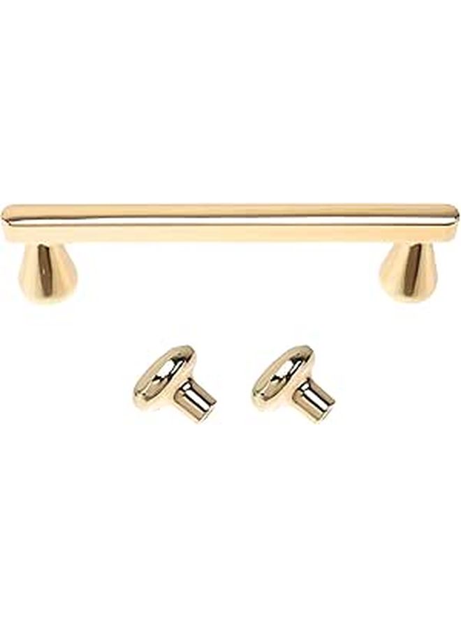 Modern Gold Cabinet Handle Set 3pc Single Hole Wardrobe Pull Nordic Style - Image 1