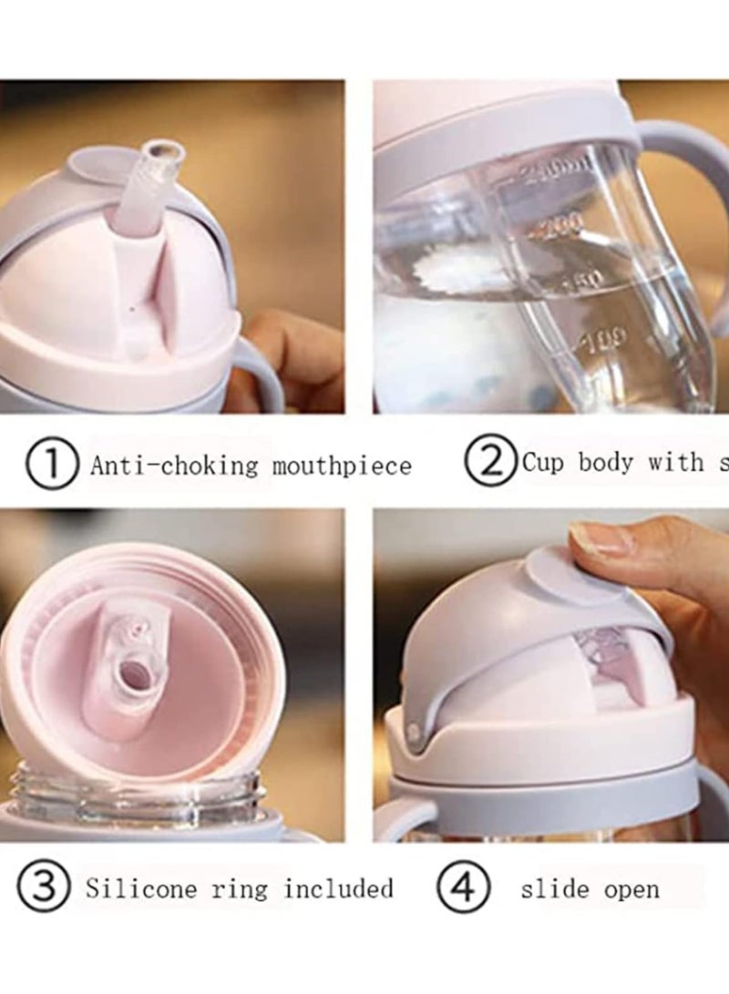 Sippy Cup for Baby more than 6 months Toddler Cup with Straw and Handle, Anti-drop, Anti-leakage, Anti-choking - Image 2