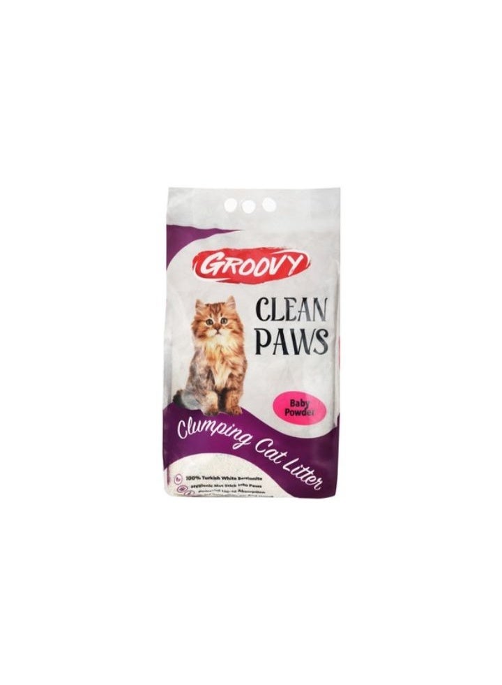 Groovy Baby Powder Scented Cat Litter 10L