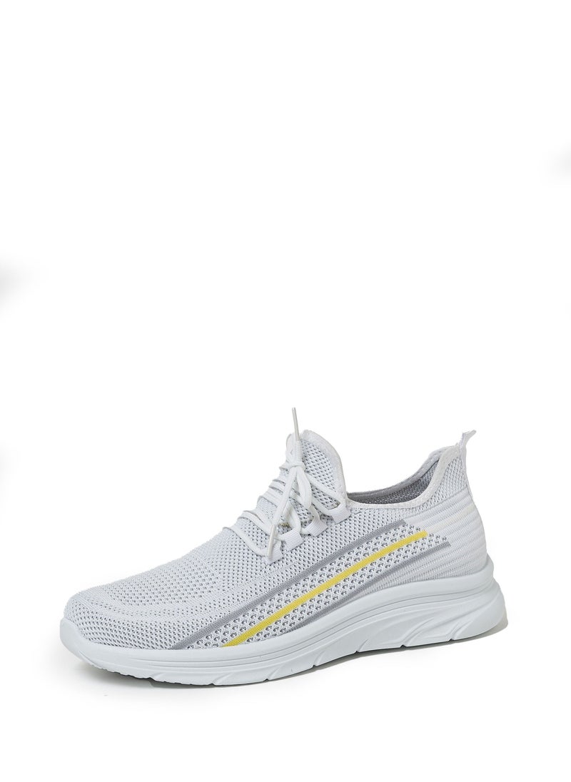 Cobblerz - Cobblerz Men's Lace-up Low Top Sneakers WHITE - Image 1