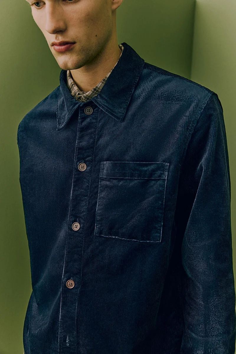H&M Regular Fit Corduroy Overshirt