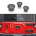 CousDUoBe Wrangler Tailgate Plugs Rubber Plugs for Wrangler JK Models 2007 and Up Pack of 3 Black - Image 2