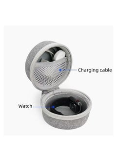 DUNISO Watch Travel Case, Single Wristwatch Storage Holder for Apple Watch, 1 Slot Portable Zipper Watch Carrying Organizer, Gifts for Men Women  - Image 2