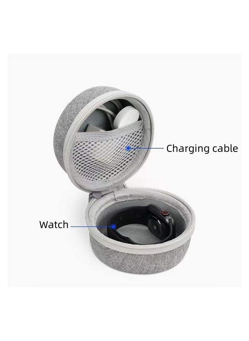 DUNISO Watch Travel Case, Single Wristwatch Storage Holder for Apple Watch, 1 Slot Portable Zipper Watch Carrying Organizer, Gifts for Men Women  - Image 2