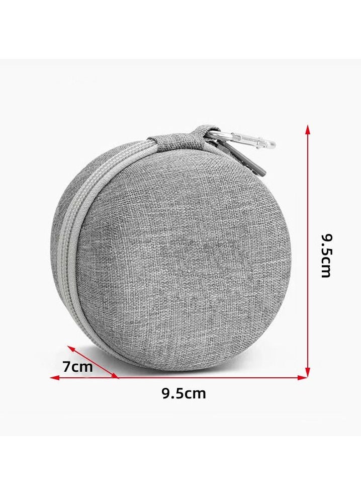DUNISO Watch Travel Case, Single Wristwatch Storage Holder for Apple Watch, 1 Slot Portable Zipper Watch Carrying Organizer, Gifts for Men Women  - Image 3