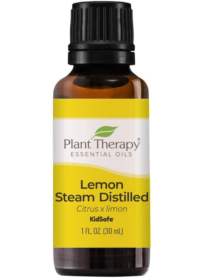 Plant Therapy Plant Therapy Lemon Steam Distilled Essential Oil 30 mL (1 oz) 100% Pure, Undiluted, Therapeutic Grade 