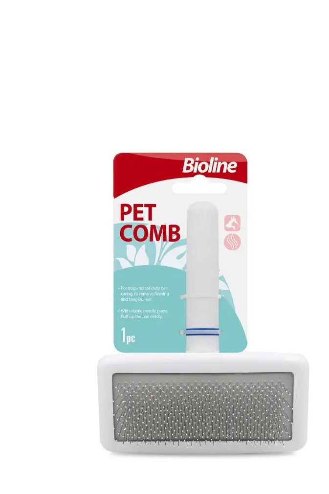Bioline Pet Comb White [Size - L]