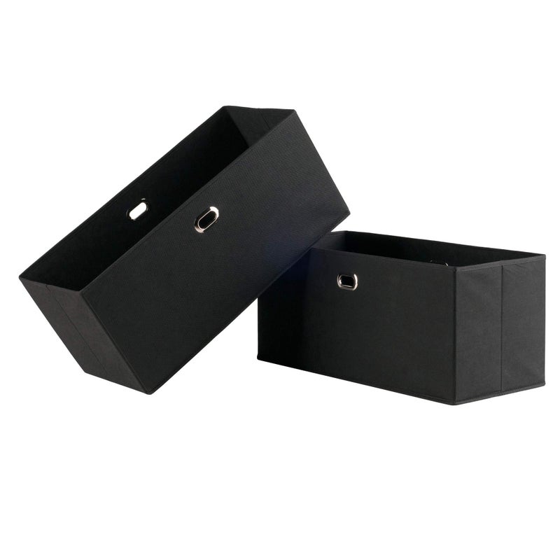 Winsome Torino Storage/Organization, Black 23.03"W x 10.24"H x 10.24"D - Image 1