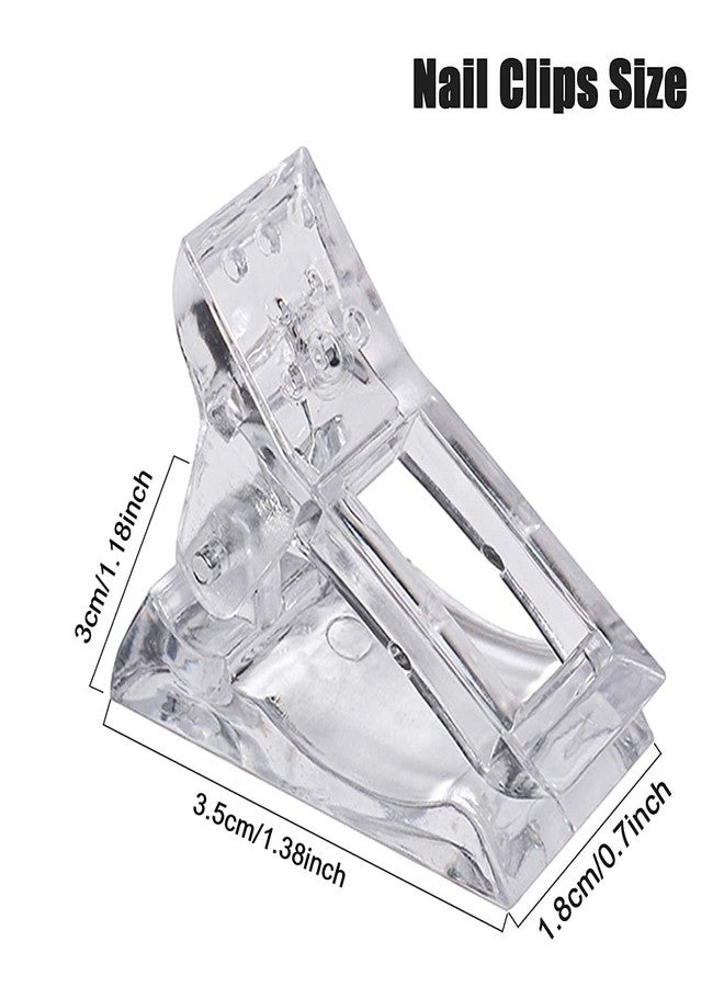 AISHU Nail Tips Clip for Quick Building Polygel nail forms Nail clips for polygel Finger Nail Extension UV LED Builder Clamps Manicure Nail Art Tool - Image 2