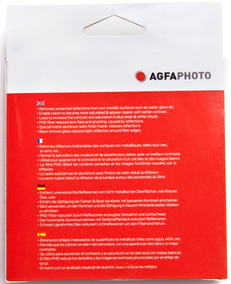 AgfaPhoto AGFA 67mm Multi-Coated Circular Polarizing (CPL) Filter - Image 4