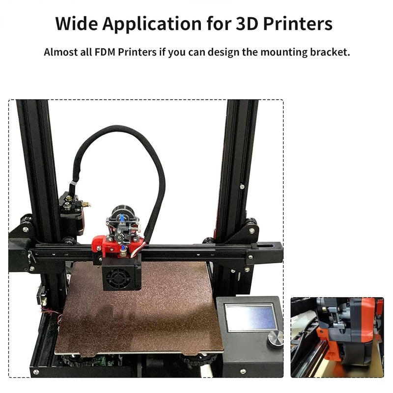 ترقية مجموعة بثق معدنية بالكامل، مخرطة بالتحكم الرقمي الحاسوبي، لطابعة Ender 3 V2 S وEnder 2، من سبائك الألومنيوم - Image 4