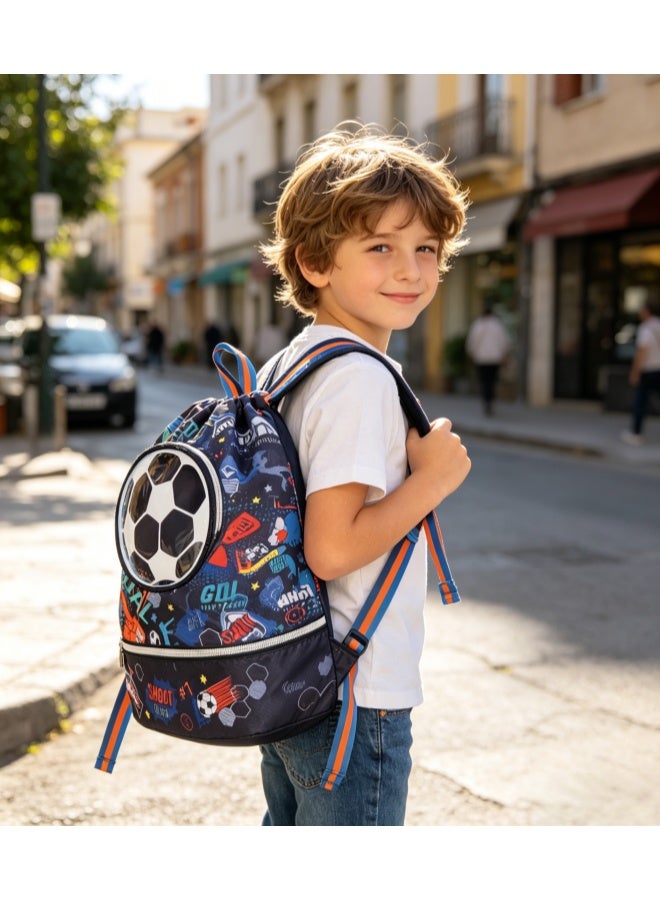 Five dream house Kids Swim Bag Double Waterproof Swimming Backpack for Kids Boys Swim Bag with Wet Dry Separation and Independent Shoe Compartment 25.5×13×41cm - Image 3